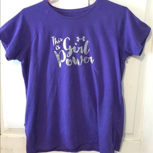 under armour t-shirt girls xl